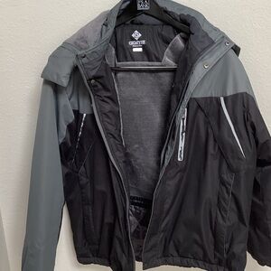 Gemsye Men's Ski & Snowboard Jacket — Gray and Black